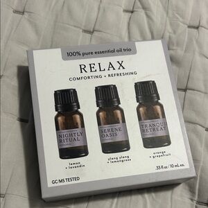 Relax Essential Oil Trio Set